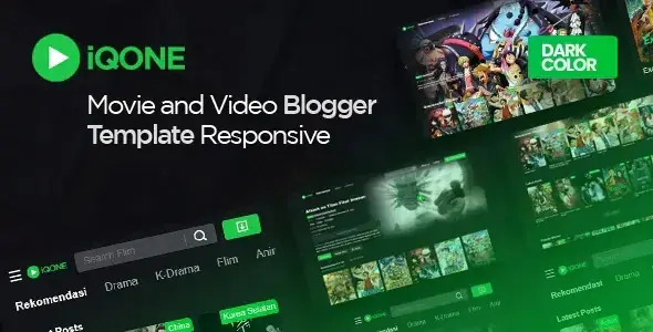 iQONE v2.0.0 - Video and Movie Blogger Template