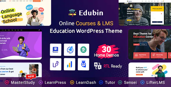 Edubin v9.5.0 - Education WordPress Theme