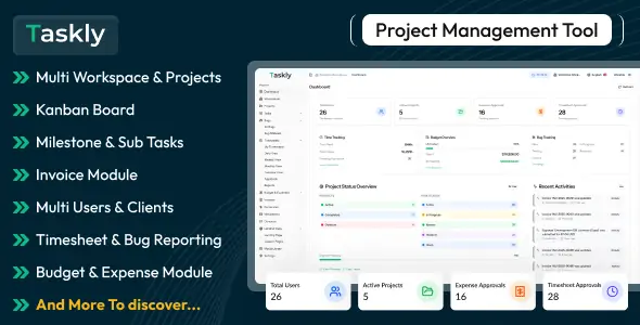 TASKLY v7.0 - Project Management Tool