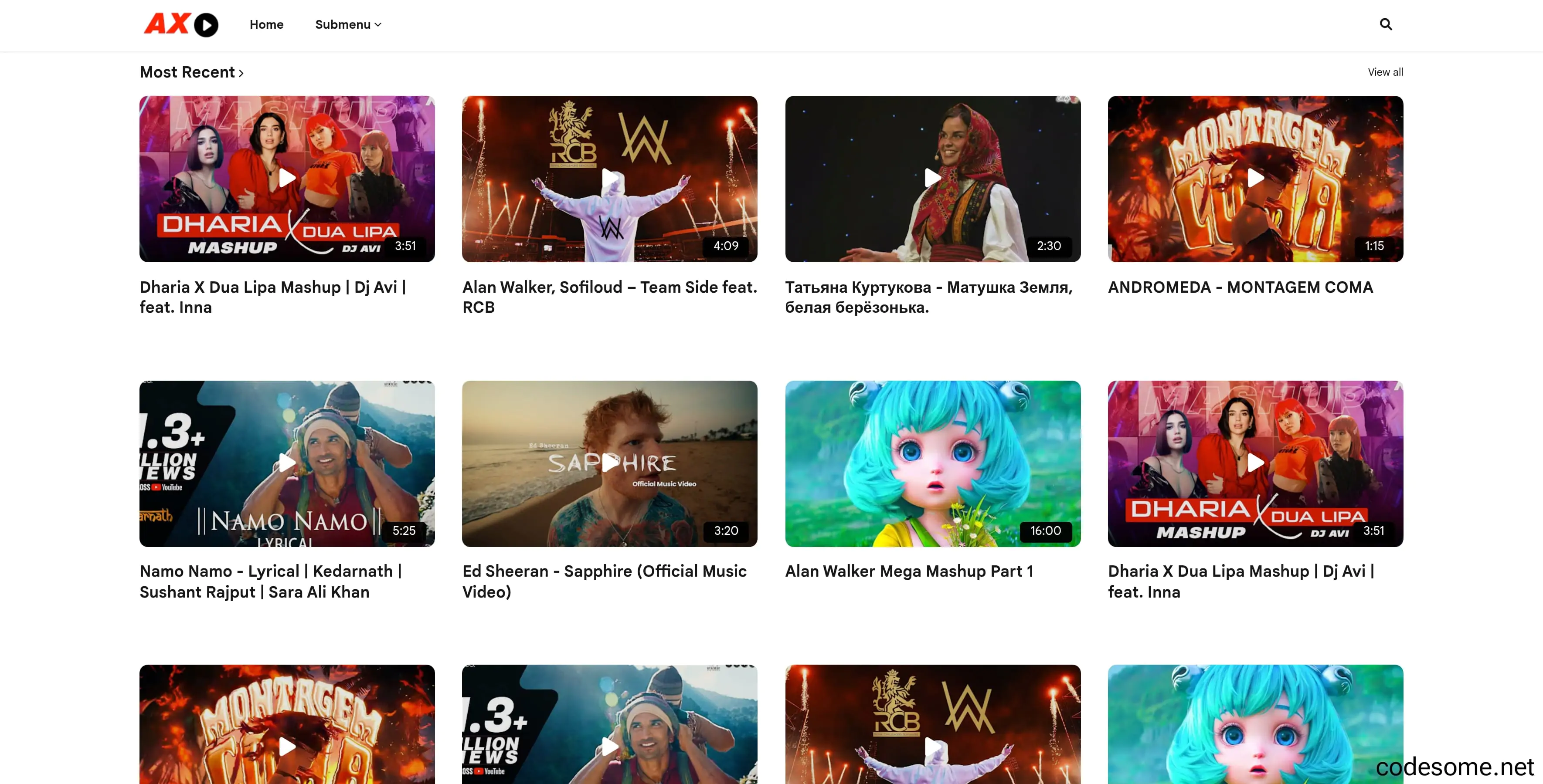 AxStreaming Blogger Video Streaming Theme