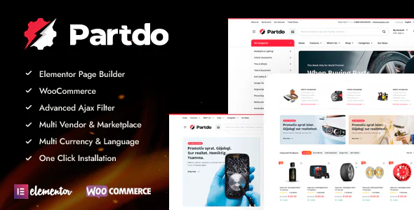 Partdo v1.4.0 - Auto Parts and Tools Shop WooCommerce Theme
