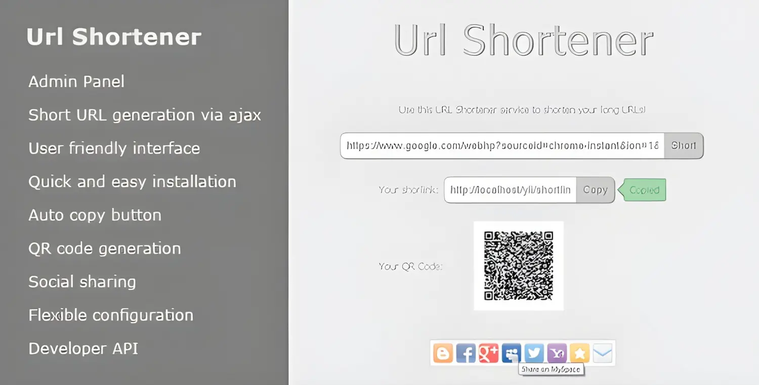 Url Shortener 1.8.0