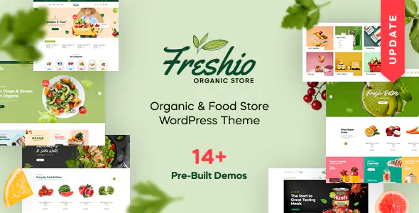 Freshio v3.0.1 - Organic & Food Store WordPress Theme