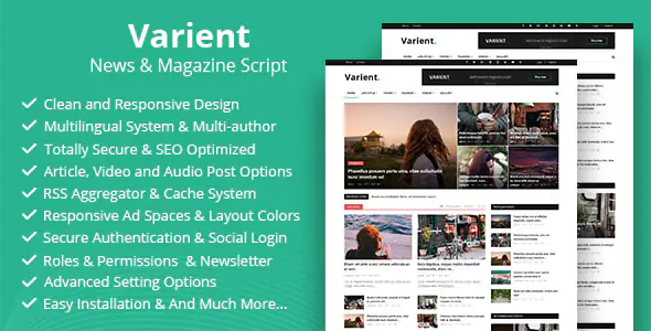 Varient v2.4.3 - News & Magazine Script