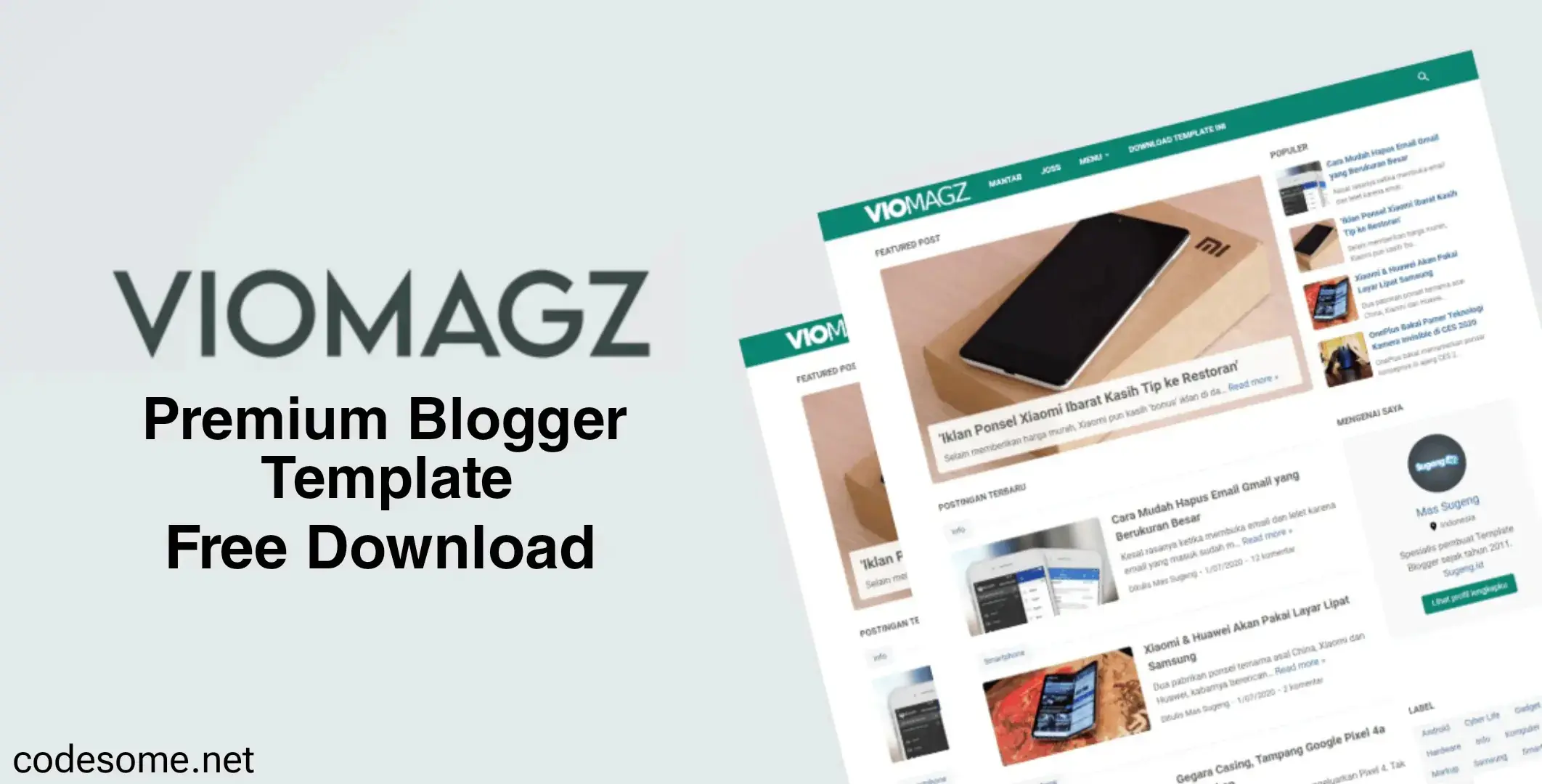 VioMagZ v4.3.0 - Premium Blogger Template