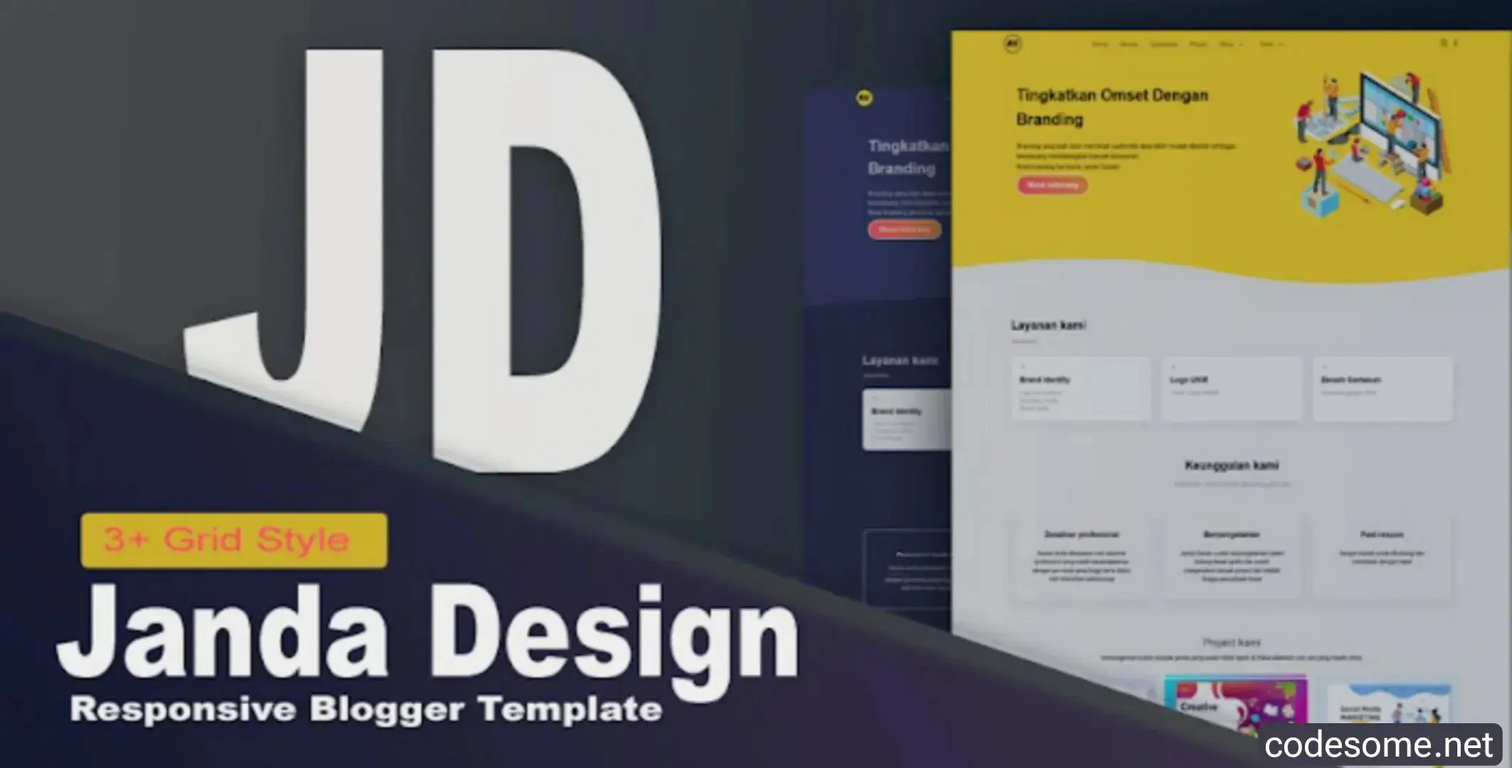 Janda Design v3.0 - Premium Blogger Template