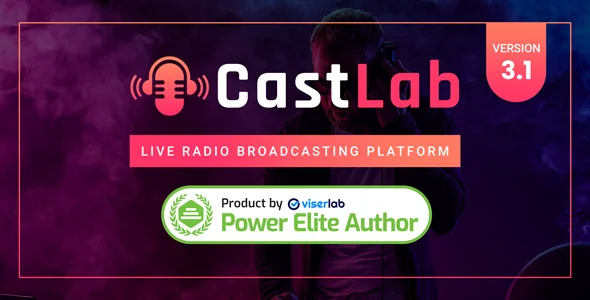 CastLab v3.1 - Live Radio Broadcasting Platform