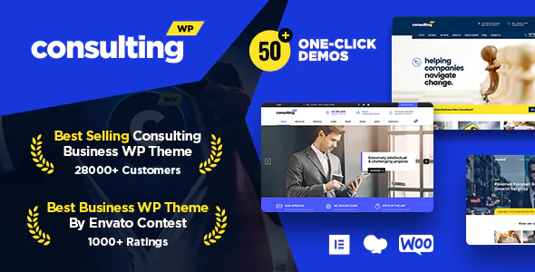 Consulting v6.7.4 - Business, Finance WordPress Theme