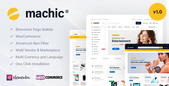 Machic v1.5.6 - Electronics Store WooCommerce Theme