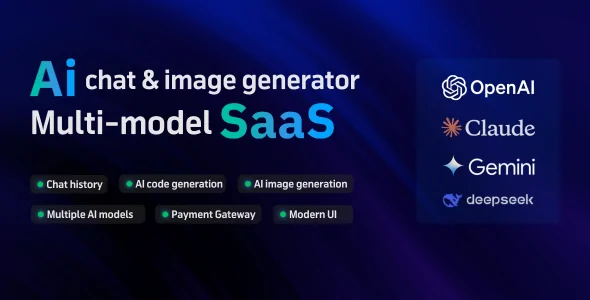 AI Chat Image v3.0.0 - AI Multi Model SaaS