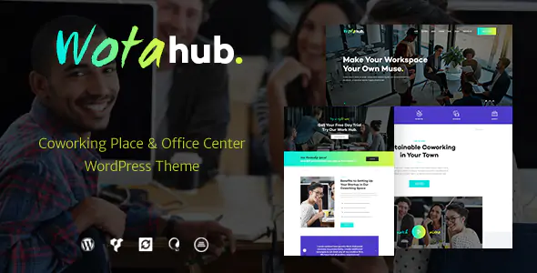 WotaHub v1.2.3 - Coworking Space WordPress Theme