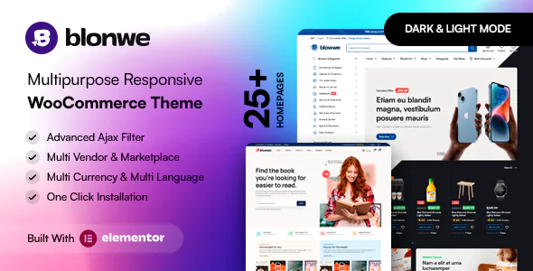 Blonwe v1.2.8 - Multipurpose WooCommerce Theme