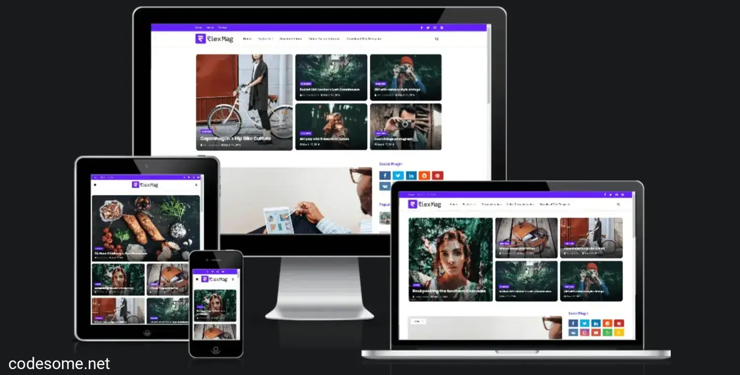 FlexBlog v3.0 - Blogger Template