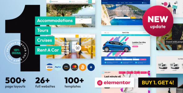 Book Your Travel v8.19.57 - Online Booking WordPress Theme