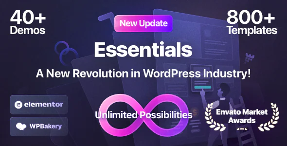 Essentials v4.1.0 - Multipurpose WordPress Theme