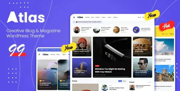 Atlas v2.3.0 - Creative Magazine & News Blogger Theme