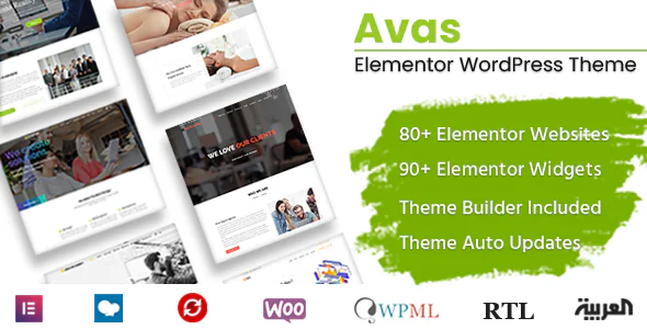 Avas v6.8.4.10 - Elementor MultiPurpose WordPress Theme
