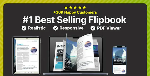 Real 3D FlipBook v4.13 - PDF Viewer WordPress Plugin