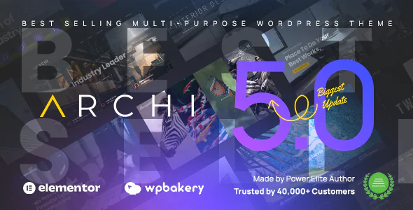 Archi v5.1.3 - Interior Design & Multipurpose Elementor WordPress Theme