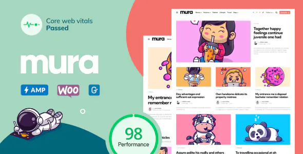 Mura v1.7.0 - WordPress Theme for Content Creator