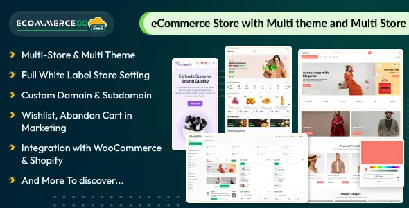 eCommerceGo SaaS v8.2 - eCommerce Store with Multi theme and Multi Store