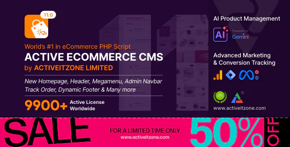 Active eCommerce CMS 11.0.0