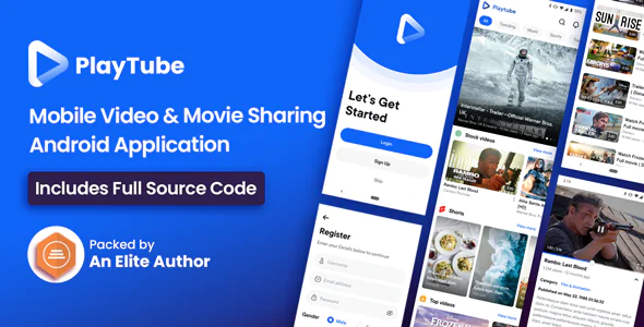 PlayTube v3.9 - Mobile Video & Movie Sharing Android Native Application (Import / Upload)