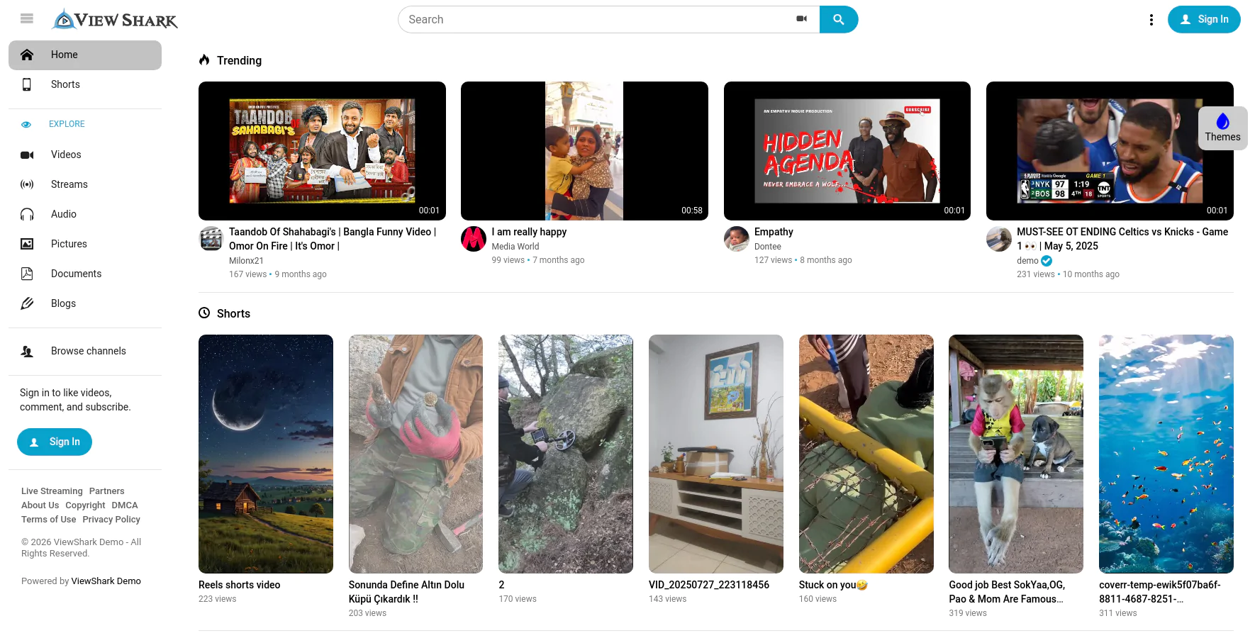 ViewShark V4.0 - YouTube Clone Script