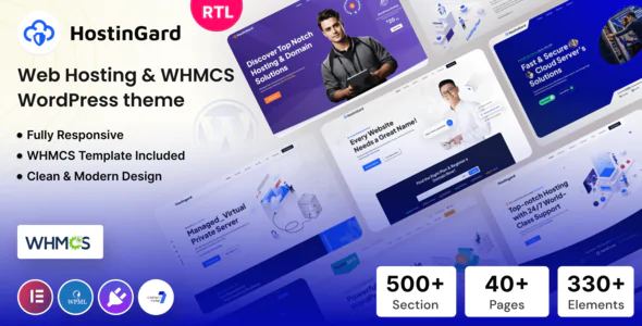 Hostingard v2.4.1 - Web Hosting WordPress Theme with WHMCS