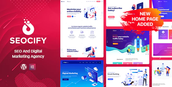 Seocify v3.8.2 - SEO Digital Marketing Agency WordPress Theme