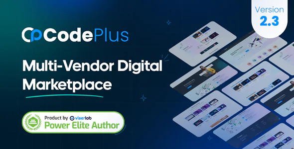 CodePlus v2.0 - Multi Vendor Digital Marketplace