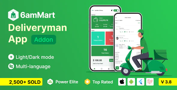 6amMart - Delivery Man App v3.8