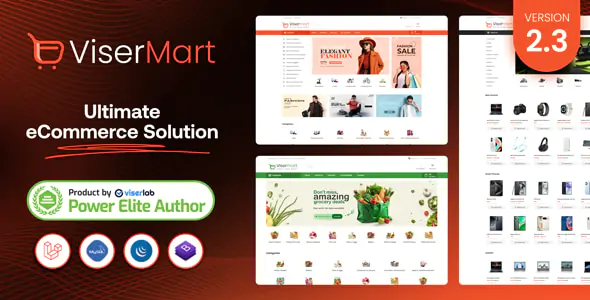 ViserMart v2.3 - Ecommerce Shopping Platform
