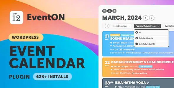 EventON v5.0.1 - WordPress Virtual Event Calendar Plugin